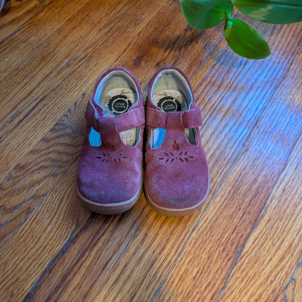 Livie & Luca Pomegranate Mary Janes